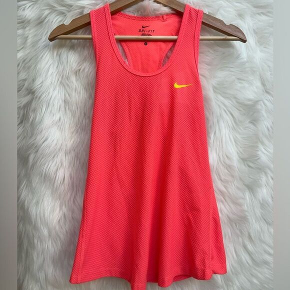 Nike dri fit neon pink racerback tank top - Picture 1 of 4